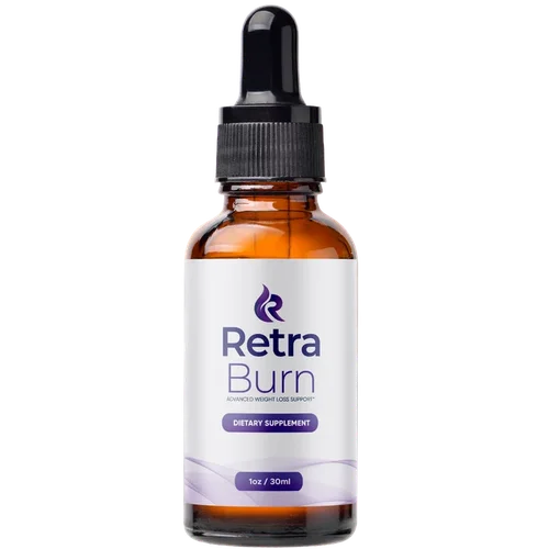 RetraBurn liquid drops bottle, advanced weight loss support